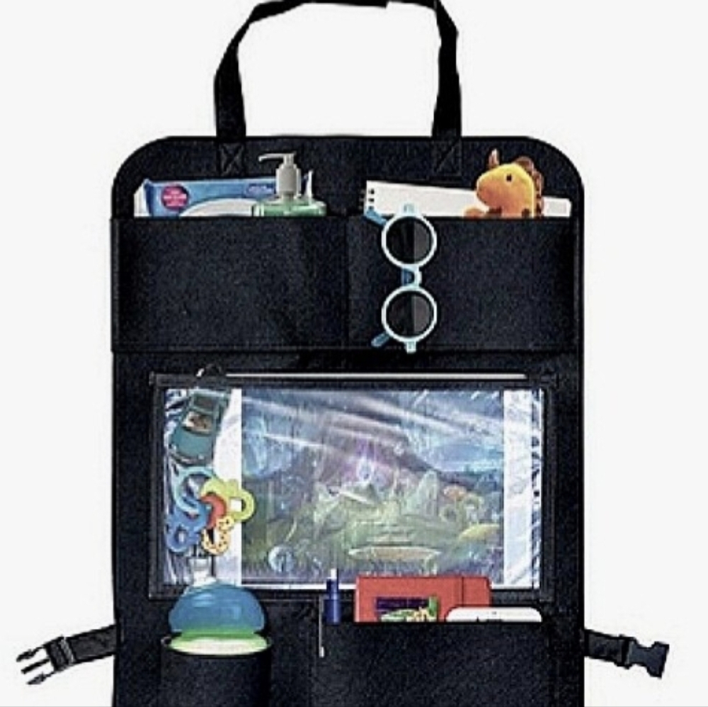 Car Organizer Back Seat Tablet Holder Kids Auto Organizers for Back Seat Ipad - Picture 2 of 6